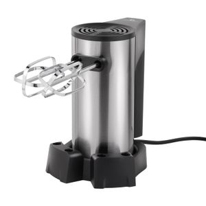 Batidora manual de 200W de acero inoxidable de 5 velocidades + Turbo. - INDURAMA