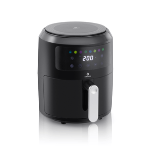 Air Fryer de 4,5 lts de 8 funciones preprogramadas, control touch y display led. - INDURAMA