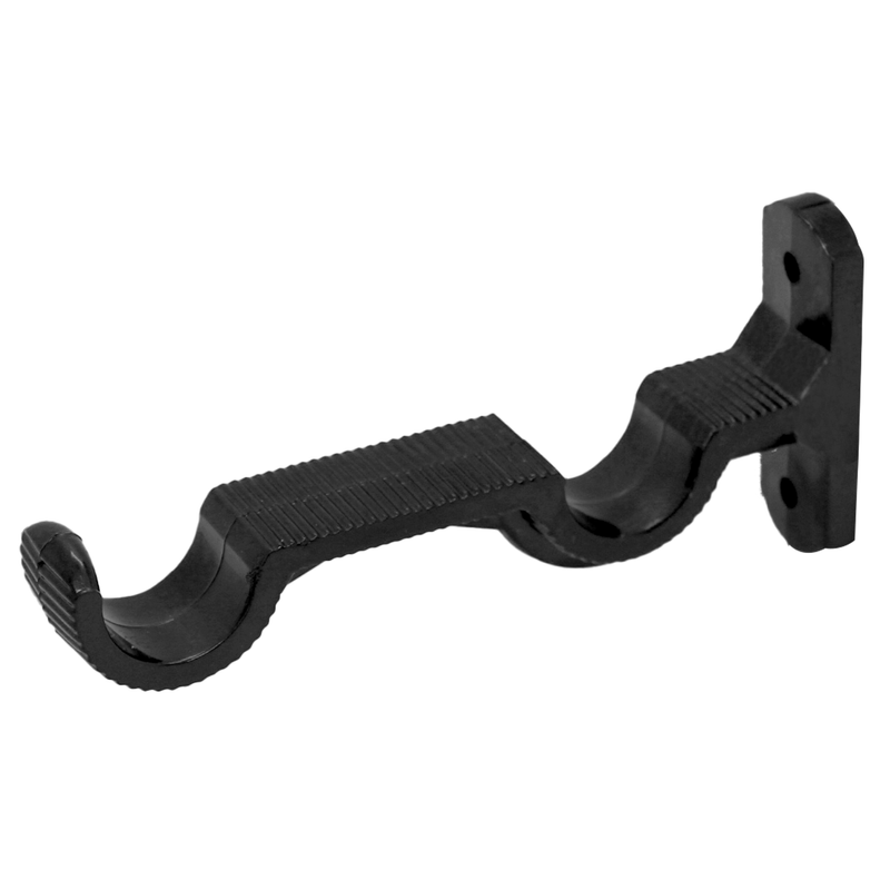 Soporte-doble-de-1--color-Negro-x-2-unidades-con-4-tacos-y-4-tornillos.