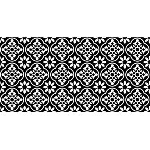 Cerámica para piso o pared Algeciras Negro Mate de 30 x 60 cm C/U. - PASSARELLA