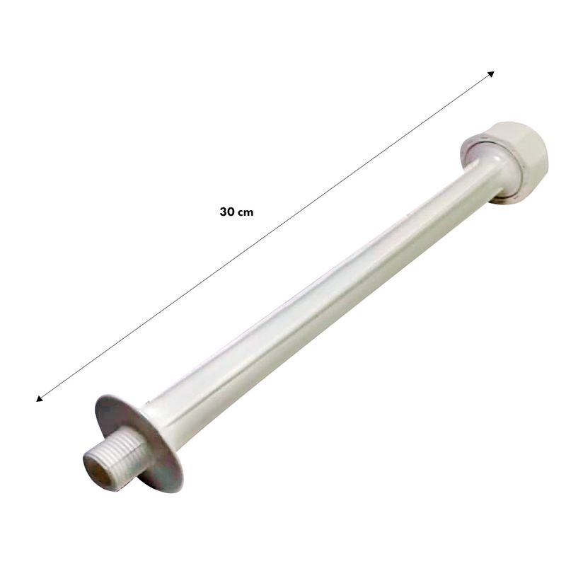 Brazo-de-extension-plastico-Beige-de-30-cm-para-ducha.