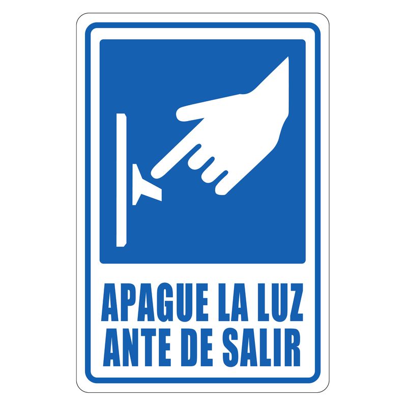 Letrero-rigido-de-30-x-20-cm-Mensaje--APAGUE-LA-LUZ.
