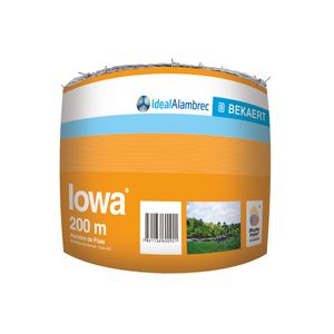 Alambre de púas IOWA Presentación: 200 metros con púas de 13-1/2". - IDEAL ALAMBREC