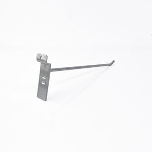 Gancho para exhibidor ranurado de 10" de acabado cromado anti desgaste. - CEDIMPORT