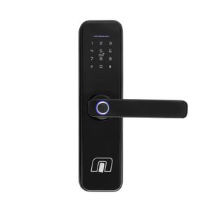 Cerradura digital con lector de huellas y pantalla touch (5 tipos de apertura). - ACCESSMATIC