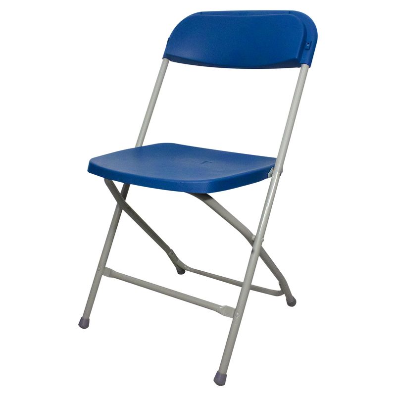 Silla-plegable-Azul-con-estructura-metalica-y-respaldo-plastico.