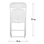 Silla-plegable-Blanca-con-estructura-metalica-y-respaldo-plastico.