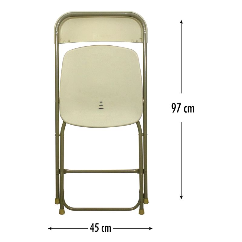 Silla-plegable-Beige-con-estructura-metalica-y-respaldo-plastico.