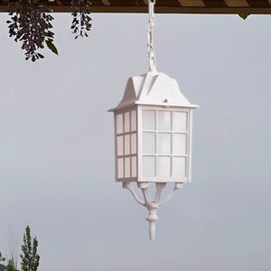 Farol Colgante Cuadr 1L Blanco 2088-1 Blitz - IKE LITE