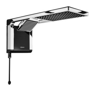 Ducha Eléctrica Acqua Duo Negra de 110V con mini ducha. - LORENZETTI