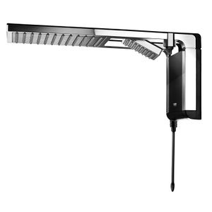 Ducha Eléctrica Acqua Duo Negra de 110V con mini ducha. - LORENZETTI