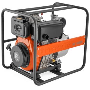 Motobomba con motor de combustión interna de 4 tiempos de 8 HP de 418 CC a Diesel de 92000 lt/h. - HUSQVARNA