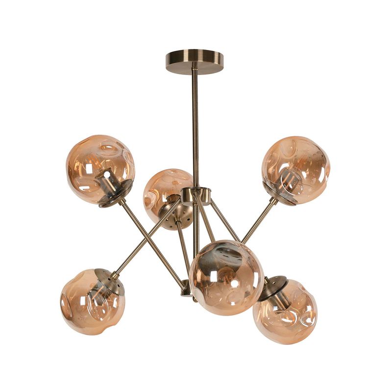 Lampara-Techo-Bronce-Antiguo-6L-E27-40W