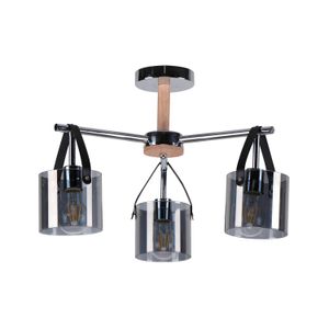 Lampara Techo Cromo 3L E27 40W - IKE LITE