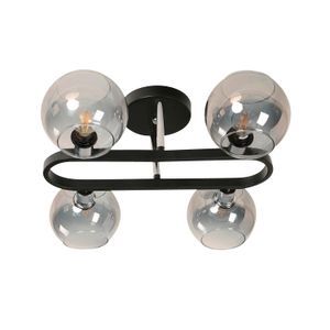 Lampara Techo Negro 4L E14 40W - LUMICENTRO