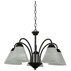 Lampara Colgante C27 5L Oxido 60We27 177551 - LUMICENTRO