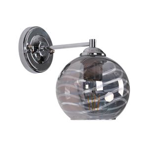 Aplique Cromo Vid.Obsc.Esfr. 1L 60W E27 - IKE LITE