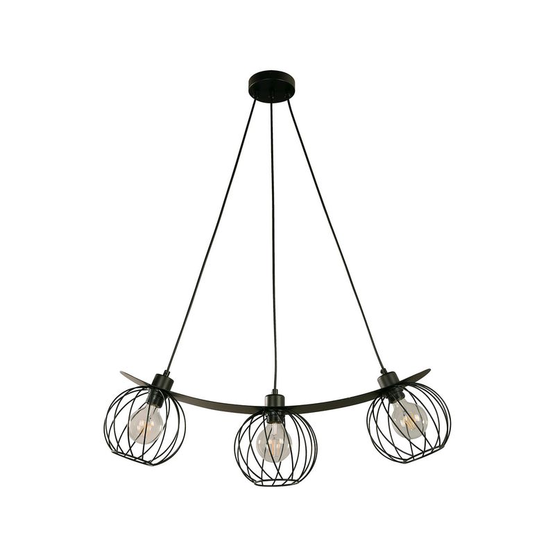 Lampara-Colgante-Barra-Negro-3L-E27-60W
