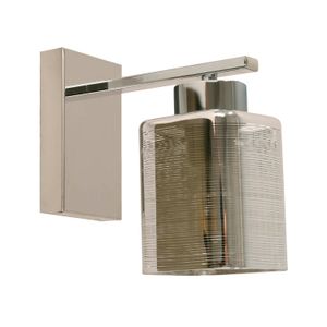 Aplique Vidrio Tub. E27 1 L 60W Cr - IKE LITE