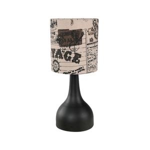 Lampara D/Mesa E27 Negra 19539-2 - IKE LITE