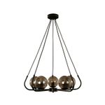 Lampara-Colgante-E27-5-L-60W-Matt-Black