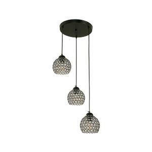 Lampara Colgante E27 3 L 60W Bk - IKE LITE