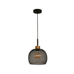 Lampara Colgante Malla Neg. 1L 40W E27 - IKE LITE