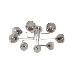 Lampara Techo Cromo 8L E27 40W - IKE LITE