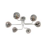 Lampara-Techo-Cromo-6L-E27-40W