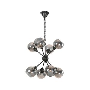 Lampara Techo Negro 8L E27 40W - IKE LITE