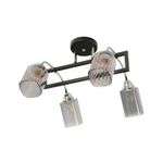 Lampara-Techo-Negro-4L-E27-40W