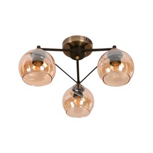 Lampara D/Techo Amb/Ng/Triang.Vid. 3Le2760W 20 - IKE LITE