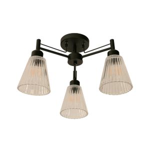 Lampara Techo Negro 3L E14 60W - IKE LITE
