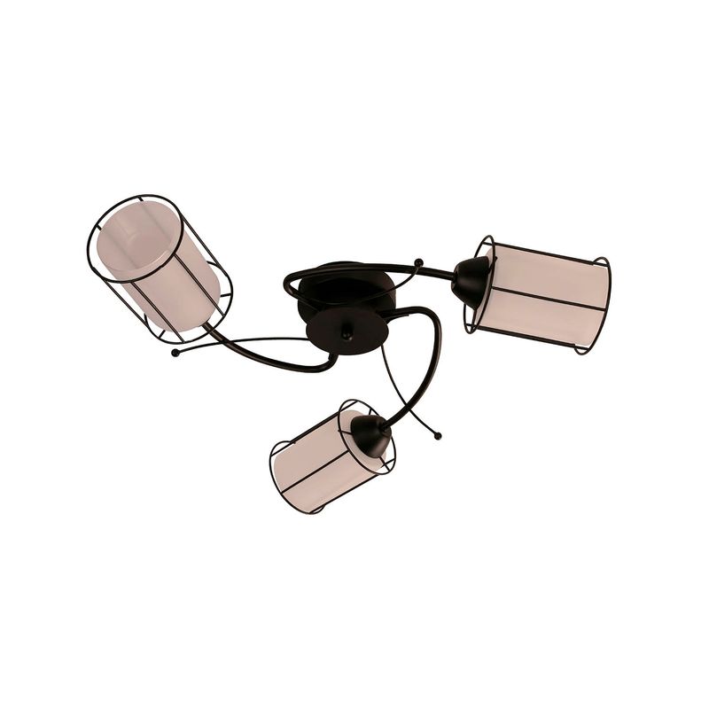Lampara-D-Techo-Neg-Metal-Vid.3L40We27