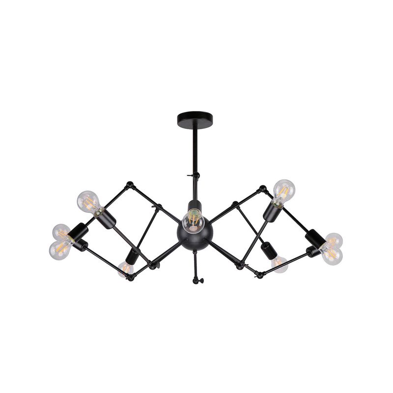 Lampara-Techo-Negro-10L-E27-40W