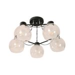 Lampara-De-Techo-Negro-Cromo-5L-E27-40W