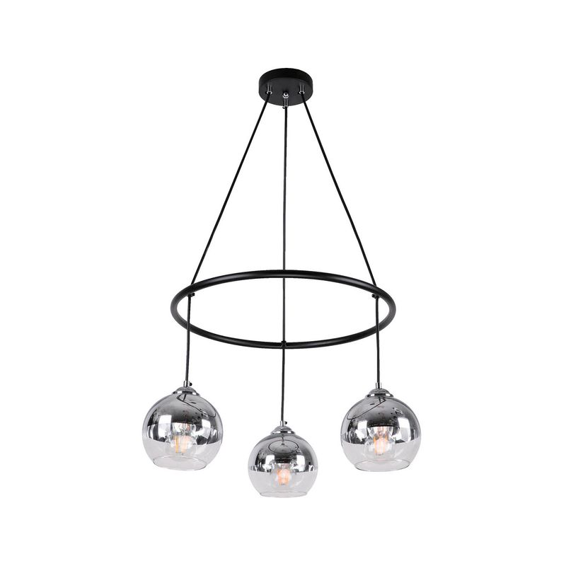 Lampara-Colgante-Aro-Neg-3L-E27-60W