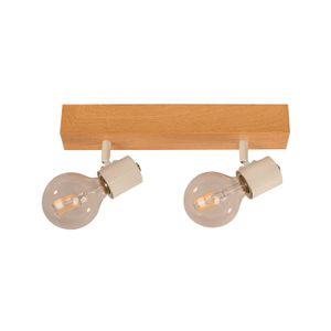 Lampara Dirigible Bl/Madera 2L40We27 - IKE LITE
