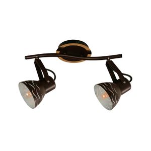 Lampara Dirigible Coffee-Fake Gld 2Le14 40W - LUMICENTRO