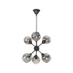Lampara-Colgante-Atom-Negro-6L-40W-E27