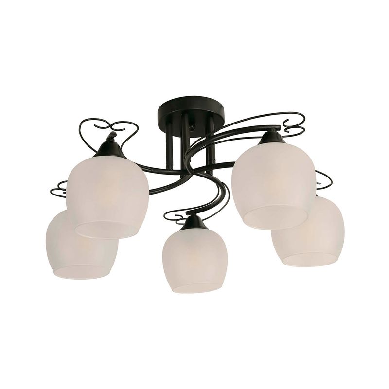 Lampara-De-Techo-Barra-Negro-5L-E27-40W