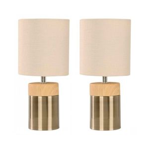Lampara D/Mesa 2Pack Mad Clara Brc E27 - IKE LITE