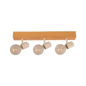 Lampara Dirigible Bl/Madera 3L40We27 - IKE LITE