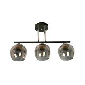 Lampara De Techo E27 3 L 60W Ng/Crm - IKE LITE