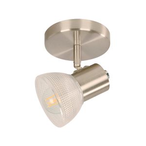 Lampara Dirigible Sand Nickel 1L E27 60W - LUMICENTRO