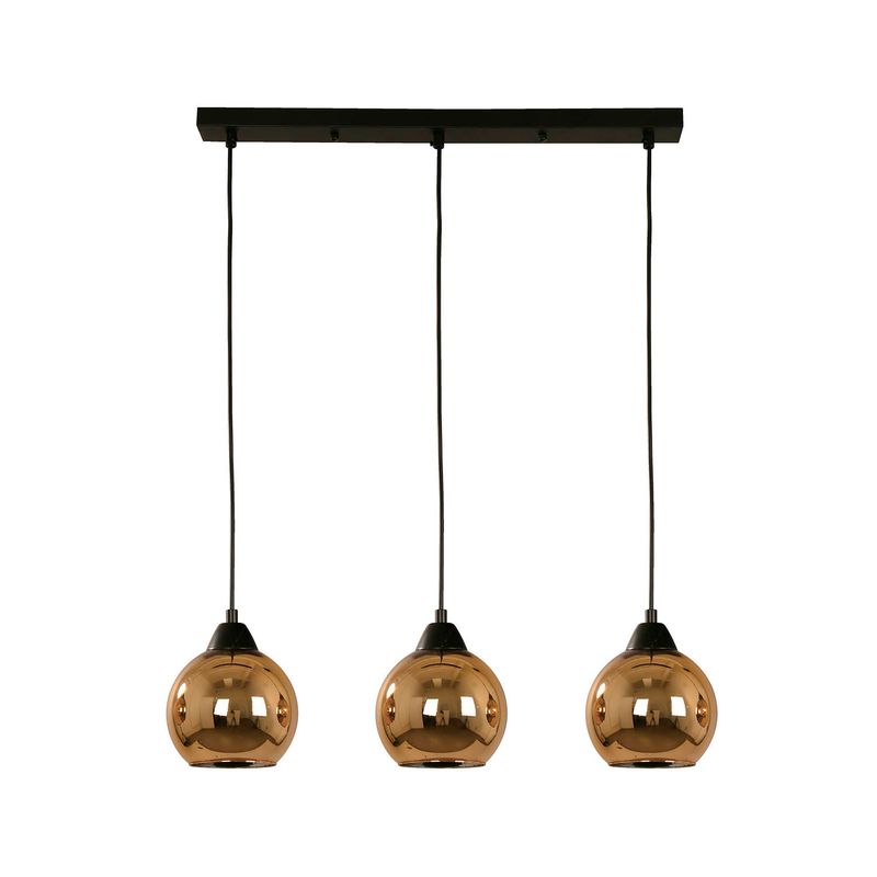 Lampara-colgante-lineal-de-color-dorado-tipo-esfera-de-3-luces-Potencia-de-60-Watts-con-base-tipo-E27