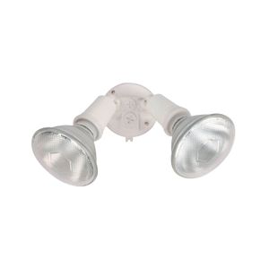 Lámpara BASE para Reflector DOBlancaE Blanca.de 2 luces con base tipo E27 2575-1 - LUMICENTRO