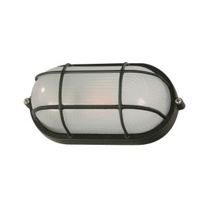 Lámpara tipo barco con protección de la lámpara de forma ovalada de 1 luz y boquilla E27 - IKE LITE
