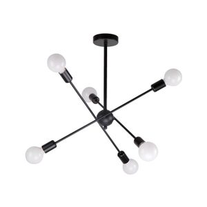 Lampara De Techo Ngr 6L E27 40W - IKE LITE