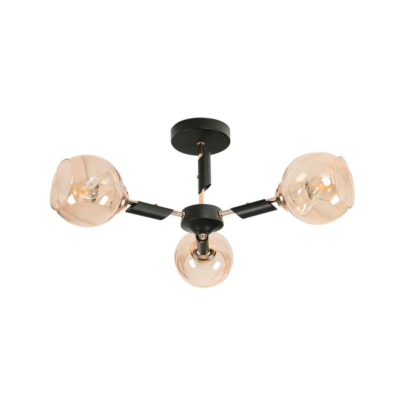 Lampara-De-Techo-Negro-Dorado-3L-E27-40W